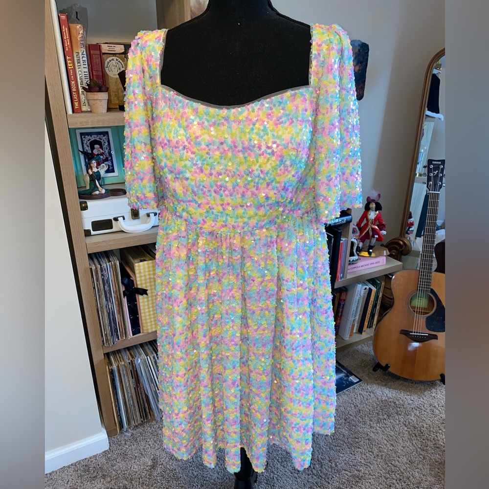 Pastel Sequin Party Dress 🧁🧁